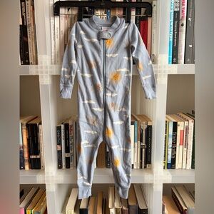 Hanna Andersson Light Blue One Piece with Sun and Cloud Design | 18-24M